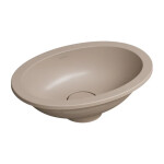 OMNIRES - SHELL M+ podumyvadlo, 38 x 25 cm, písková béžová matná, SHELL380UPDB