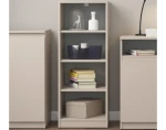 Polovysoký regál Carlos, béžový kašmír, šířka 40 cm