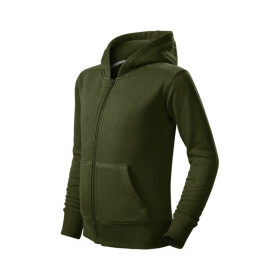 Dětská mikina Fashion zip (vojenská) 158 cm/12 let