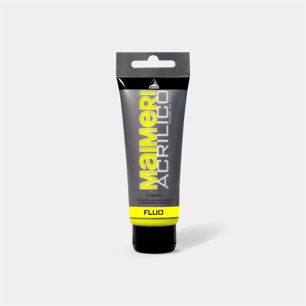 Akrylová barva Maimeri Acrilico 75 ml - FLUO žlutá