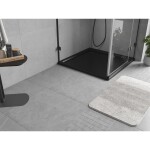 MEXEN - Flow Sprchová vanička čtvercová slim 100 x 100, černá mat 46S701010