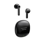 Hama Action One sluchátka otevřená (On Ear) Bluetooth® černá Nabíjecí pouzdro telefon