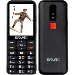 EVOLVEO EasyPhone LT + stojánek černá / 2.3" / SOS / microSDHC (EP-880-LTB)