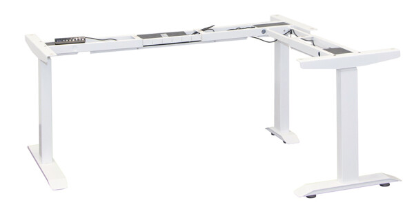 Strong Stolová podnož elektricky zvedatelná :: bílá mat (392515)