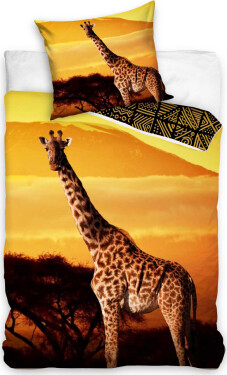 Bavlněné povlečení Žirafa Etno