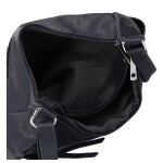 Stylová dámská koženková crossbody kabelka Timea, tmavě modrá