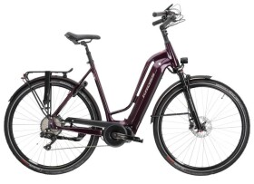 KROSS TRANS HYBRID PRESTIGE rám 2024, pneu 28", barva fialovošedá