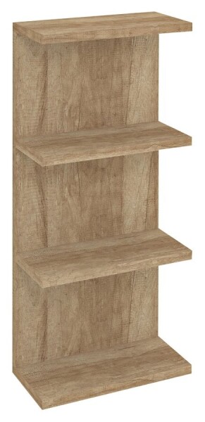 SAPHO - RIWA otevřená police 30x70x15cm, dub alabama RIW300-0022