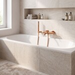 REA - Vanová baterie Lungo Copper Brush REA-B1115
