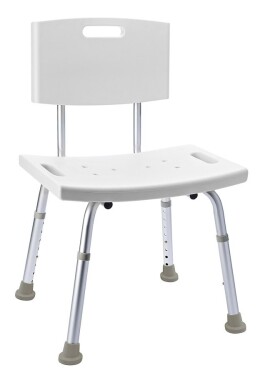 RIDDER - HANDICAP židle s opěradlem, nastavitelná výška, bílá A00602101