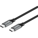 YENKEE YCU 323 BK Kabel USB-C 3.1 Gen 2 (M) - USB-C 3.1 Gen.2 (M) 1.5 m černá / až 100W (8590669311132)