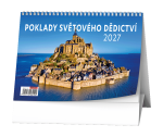 Stolní kalendář 2027 Baloušek Poklady světového dědictví