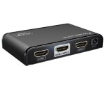 PremiumCord HDMI 2.0 splitter 1-2 porty / 4K x 2K/60Hz / FULL HD / 3D / černý (khsplit2f)