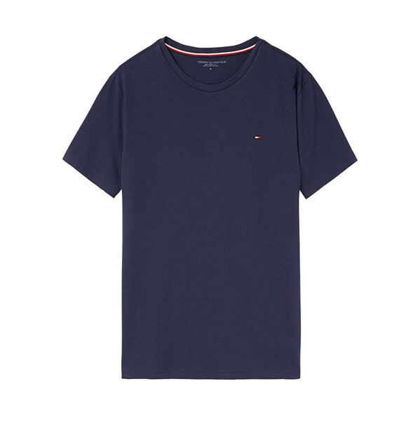 Pánské Tričko s krátkým rukávem UM0UM00557-100 bílé - Tommy Hilfiger S
