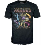 Funko POP &amp; Tee: Marvel - Thanos BlackLight special edition (velikost trička XL)