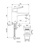 IDEAL STANDARD - CeraPlan Umyvadlová baterie s výpustí Click-Clack, chrom BD216AA