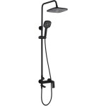 REA - Sprchový set s baterií 150mm STORM černá matná REA-P9533