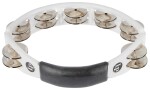 Latin Percussion Cyclops Tambourine White