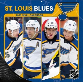 JF Turner Kalendář St. Louis Blues NHL 2025 Wall Calendar
