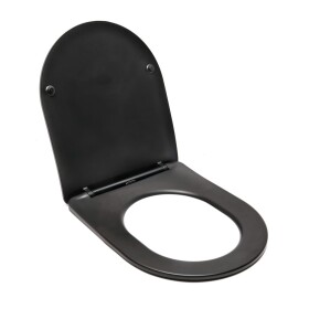 WC prkénko SAT Infinitio zakulacené černé SATINFPBKM SATINFPBKM