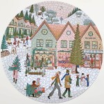 ViSSEVASSE Puzzle White Christmas 1000 dílků, multi barva, papír