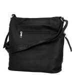 Trendy dámská koženková crossbody kabelka Alena, černá