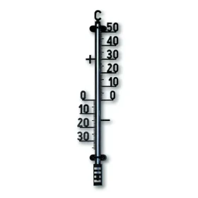 TFA 12.6004 černá / Nástěnný venkovní teploměr / -30 až 50 °C / montáž na zeď