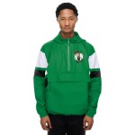 New Era Pánská bunda Boston Celtics NBA Quarter Zip Windbreaker Velikost: 2XL