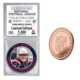 Mince New England Patriots NFL Collectors Coins Series 1 Mac Jones