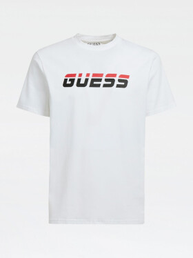 Pánské tričko s krátkým rukávem U0BA47K6YW1 - TWHT bílá - Guess bílá M