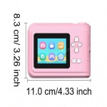 R2 Dětský fotoaparát s okamžitým tiskem růžový