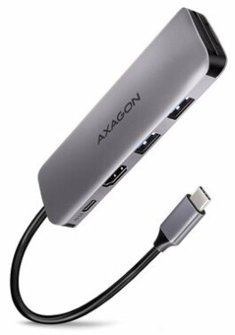 AXAGON HMC-5 Superspeed Combo 5in1 HUB / USB 3.2 Gen 1 hub. / HDMI / USB-C 20 cm / SDmicroSD / PD 100W / kovový plášť (HMC-5)