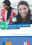 Deutsch echt einfach! A2.2 – Kurs/Übungs. + MP3