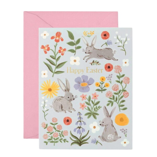 Rifle Paper Co. Velikonoční přání Bunny Fields, multi barva