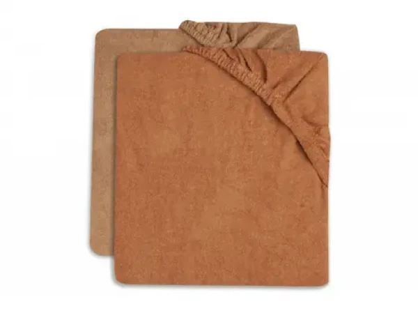 Jollein Potah na přebalovací podložku 50x70cm 2 ks froté Caramel/Biscuit (2550-503-00155)