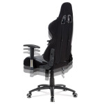 Kancelářské křeslo, houpací mechanismus, šedá látka, KA-F01 GREY