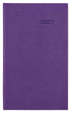 Týdenní diář 2027 Graspo kapesní Viva fialový