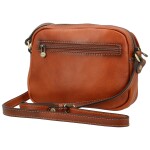Luxusní dámská kožená crossbody kabelka Katana Dayana, koňaková