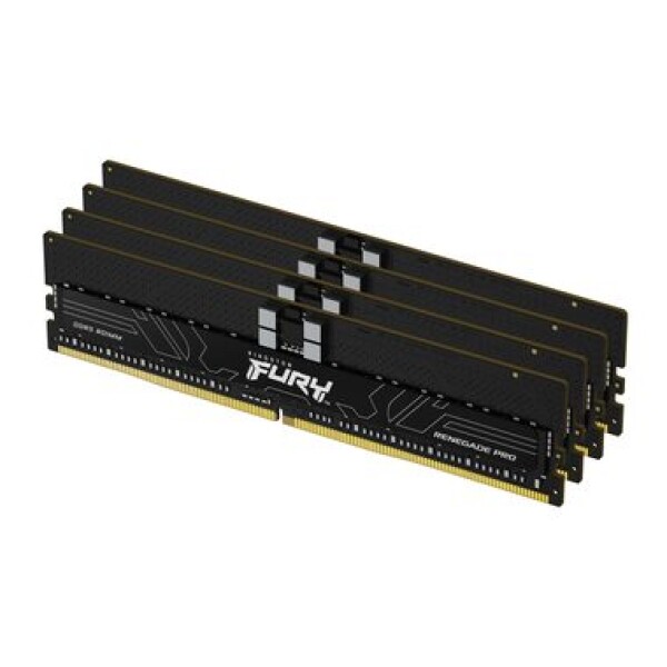 Rozbaleno - Kingston FURY Renegade Pro Black XMP 64GB (4x16GB) DDR5 6000MHz / CL32 / DIMM / ECC / XMP / 1.35V / rozbaleno (KF560R32RBK4-64.Rozbaleno)