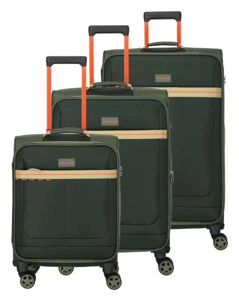 Travelite Color Craze S,M,L Olive S: 36 l / M: 61/66 l / L: 86 L TRAVELITE-8000040-86