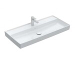 VILLEROY & BOCH - Collaro Umyvadlo nábytkové 100x47 cm, bez přepadu, otvor pro baterii, CeramicPlus, alpská bílá 4A33A2R1