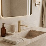REA - Umyvadlová baterie Arcos Brush Gold REA-B6965