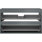 MEXEN - Box-A skříňka pro umyvadlo 80, 2 zásuvky, grafit mat 91AX0-0800-470-2-66