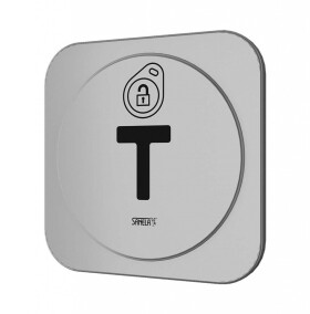 SANELA - Automaty Vestavný RFID spínač dveřního zámku, matný nerez SLZA 30AZ
