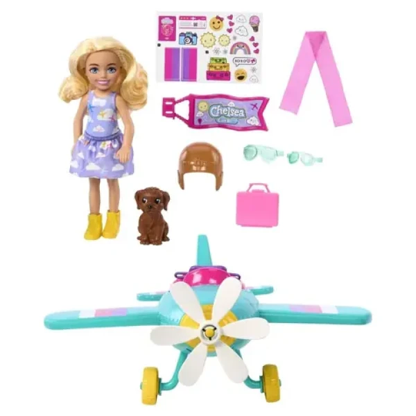 Mattel Barbie chelsea a letadlo