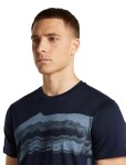 Pánské merino triko krátký rukáv ICEBREAKER Mens Merino 150 Tech Lite SS Tee Getaway, Midnight Navy velikost: XXL