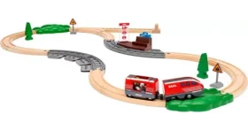 BRIO Vlaková sada s natahovacím vláčkem