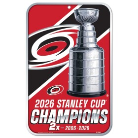 Wincraft Cedule Carolina Hurricanes NHL 2026 Stanley Cup Champions