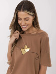 Tričko CLM TS 1017.03 světle hnědé XL