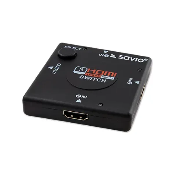 SAVIO CL-26 HDMI přepínač / 3x HDMI vstup (AKCSAVSPL0001)